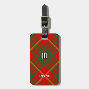 Clan Cameron Tartan Bagagelabel