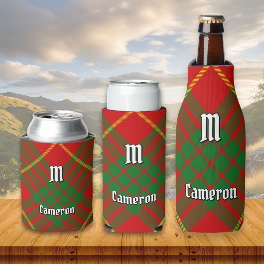 Clan Cameron Tartan Flesjeskoeler