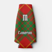 Clan Cameron Tartan Flesjeskoeler (Voorkant)