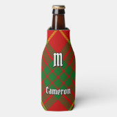 Clan Cameron Tartan Flesjeskoeler (Fles Voorkant)