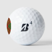 Clan Cameron Tartan Golfballen (Logo)