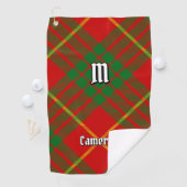 Clan Cameron Tartan Golfhanddoek (Insitu)