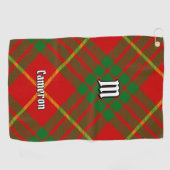 Clan Cameron Tartan Golfhanddoek (Horizontaal)