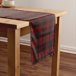 Clan Cameron Tartan Korte Tafelloper