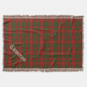 Clan Cameron Tartan Pset Custom Throw Blanket Deken (Voorkant)