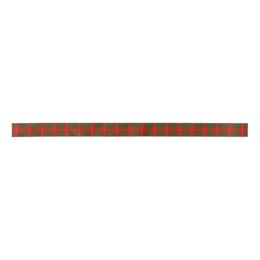 Clan Cameron Tartan Satijnen Lint (Voorkant)