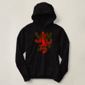 Clan Cameron Tartan Scottish Family Name Schotland Hoodie (Design voorkant)