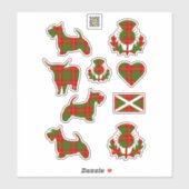 Clan Cameron Tartan Sticker (Vel)