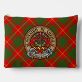Clan Cameron Wapen over Tartan Etui (Voorkant)