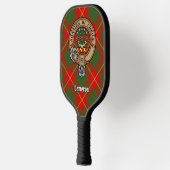 Clan Cameron Wapen over Tartan Pickleball Paddle (Links)