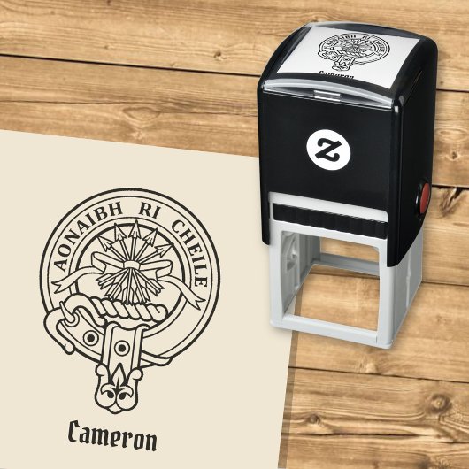 Clan Cameron Wapen Zelfinktende Stempel