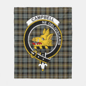 Clan Campbell Argyll Weathered Tartan Pset Fleece Deken (Voorkant)