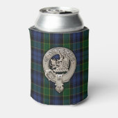 Clan Campbell Crest & Breadalbane Tartan Blikjeskoeler (Blikje Achterkant)