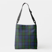 Clan Campbell Crest & Breadalbane Tartan Crossbody Tas (Achterkant)