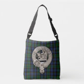 Clan Campbell Crest & Breadalbane Tartan Crossbody Tas (Voorkant)