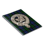 Clan Campbell Crest & Breadalbane Tartan Notitieboek (Rechterzijde)