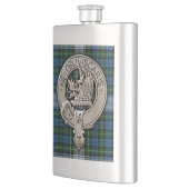 Clan Campbell Crest & Dress Tartan Flacon (Links)