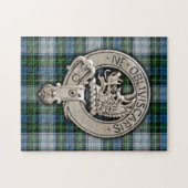 Clan Campbell Crest & Dress Tartan Legpuzzel (Horizontaal)