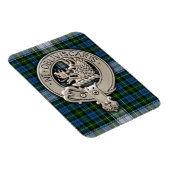 Clan Campbell Crest & Dress Tartan Magneet (Rechterzijde)