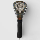 Clan Campbell Crest & Hunting Tartan Golfheadcover (Voorkant)