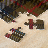 Clan Campbell Crest & Hunting Tartan Legpuzzel (Zijkant)