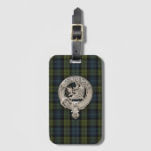 Clan Campbell Crest & Tartan Bagagelabel