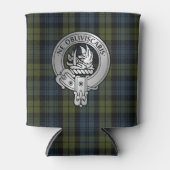 Clan Campbell Crest & Tartan Blikjeskoeler (Voorkant)