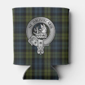 Clan Campbell Crest & Tartan Blikjeskoeler (Achterkant)