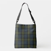 Clan Campbell Crest & Tartan Crossbody Tas (Achterkant)