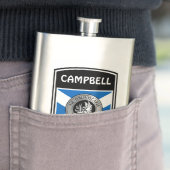 Clan Campbell Crest & Tartan Flacon (Voorbeeld)