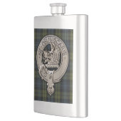 Clan Campbell Crest & Tartan Flacon (Links)