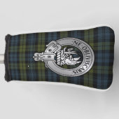 Clan Campbell Crest & Tartan Golfheadcover (Voorkant)