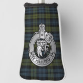 Clan Campbell Crest & Tartan Golfheadcover (Draai 90)