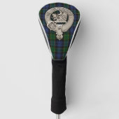 Clan Campbell Crest & Tartan Golfheadcover (Voorkant)