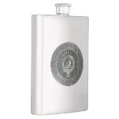 Clan Campbell Crest & Tartan Knot Flask Flacon (Rechts)