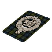 Clan Campbell Crest & Tartan Magneet (Linkerzijde)
