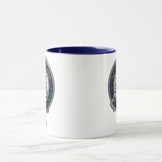 Clan Campbell Crest & Tartan Mok (Midden)