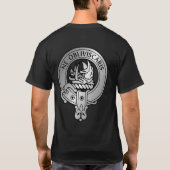 Clan Campbell Crest & Tartan T-shirt (Achterkant)