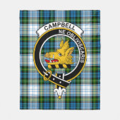 Clan Campbell Dress Tartan Pset Fleece Deken (Voorkant)