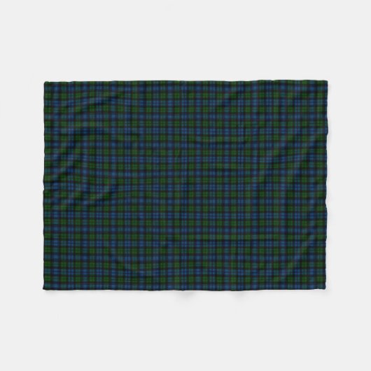 Clan Campbell Militaire Tartan Fleece Deken (Voorkant (Horizontaal))
