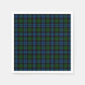Clan Campbell Militaire Tartan Servetten (Voorkant)
