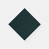 Clan Campbell Militaire Tartan Servetten (Hoek)