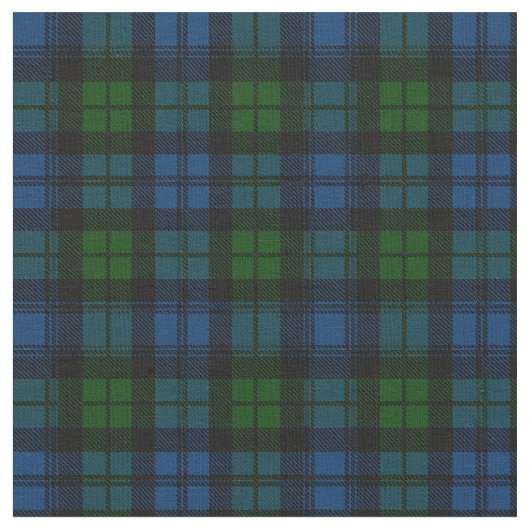 Clan Campbell Militaire Tartan Stof (Close Up)