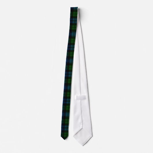 Clan Campbell Militaire Tartan Stropdas (Achterkant)
