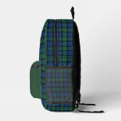 Clan Campbell Plaid Monogrammed Bedrukte Rugzak (Rechts)