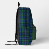 Clan Campbell Plaid Monogrammed Bedrukte Rugzak (Links)