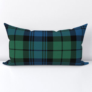 Clan Campbell Pset Tartan Green Blue Black Check Kussen