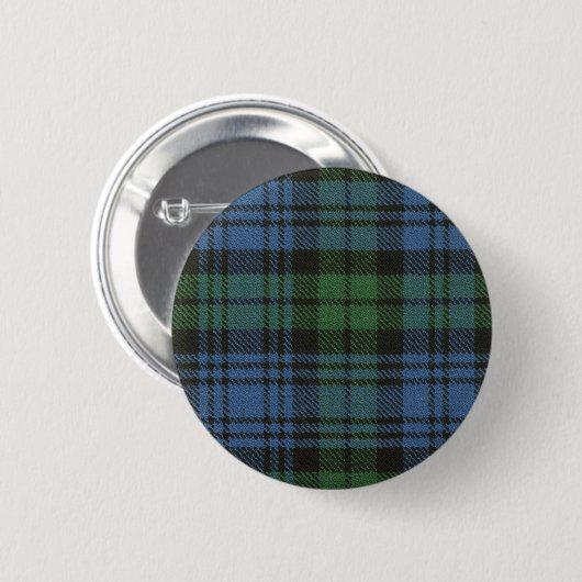 Clan Campbell Tartan Button (Voorkant /achterkant)