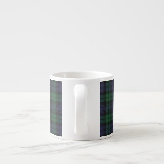 Clan Campbell Tartan Espresso Cup Espresso Kop (Achterkant)