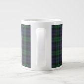 Clan Campbell Tartan Extra Grote Mok (Achterkant)